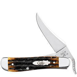 Case XX 12773 Dark Molasses Bone Kinfolks Jig Russlock (61953L)