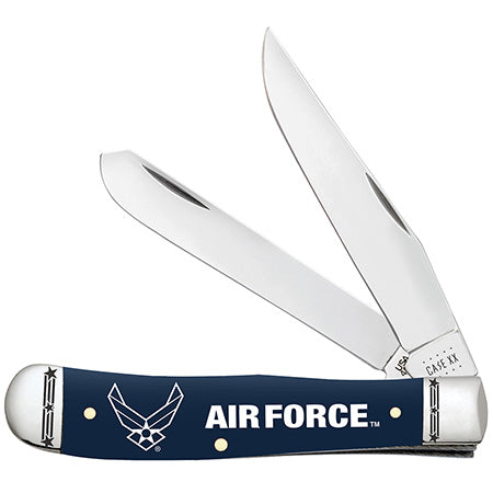 Case XX 32400 Trapper U.S. Air Force Embellished Navy Blue Synthetic