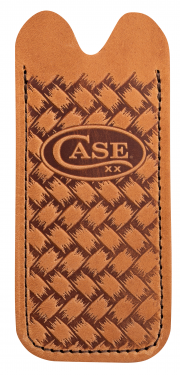 Case XX 41412 Brown Leather Herringbone Slip