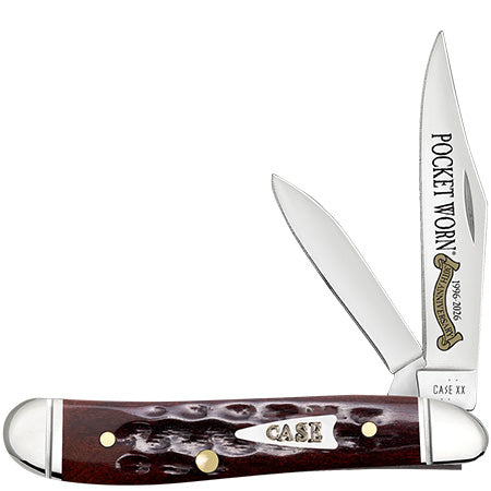 Case XX 55234 Peanut Pocket Worn 30th Mahogany Bone