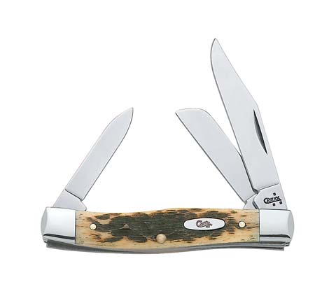 Case XX 79 Medium Stockman Amber Bone CS