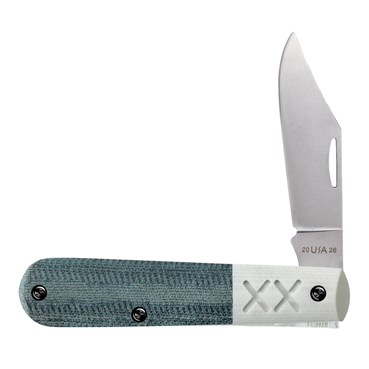 Case 10875 Barlow XR Crossroads Blue Denim Canvas Laminate