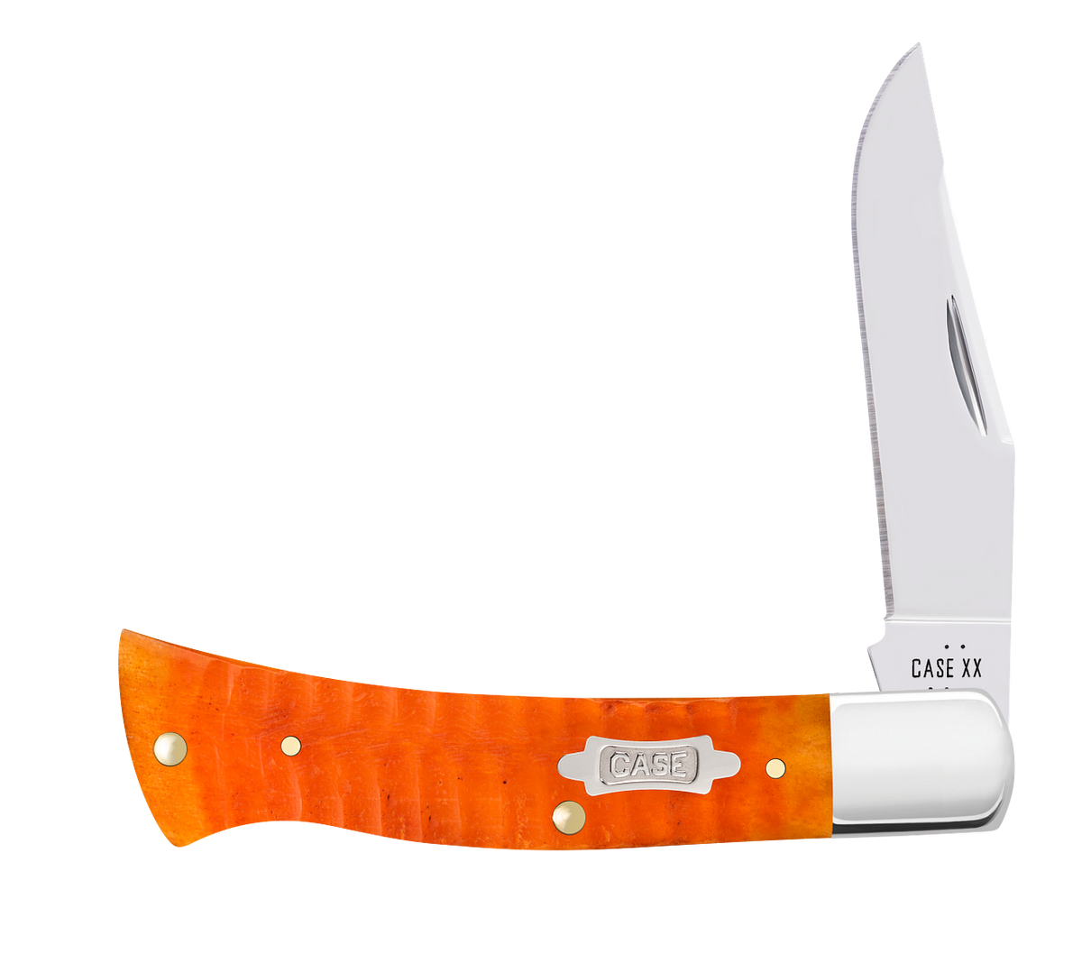 Case XX 38076 Axe Persimmon Orange Bone Gator Jig
