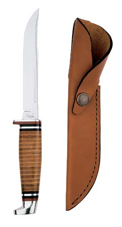 Case XX 381 Fixed Blade Polished Leather 