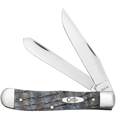Case XX 47490 Trapper Blue Curly Oak Wood