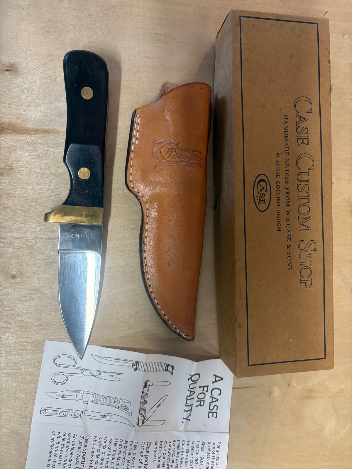 1994 Case XX Case Custom Shop Fixed Blade