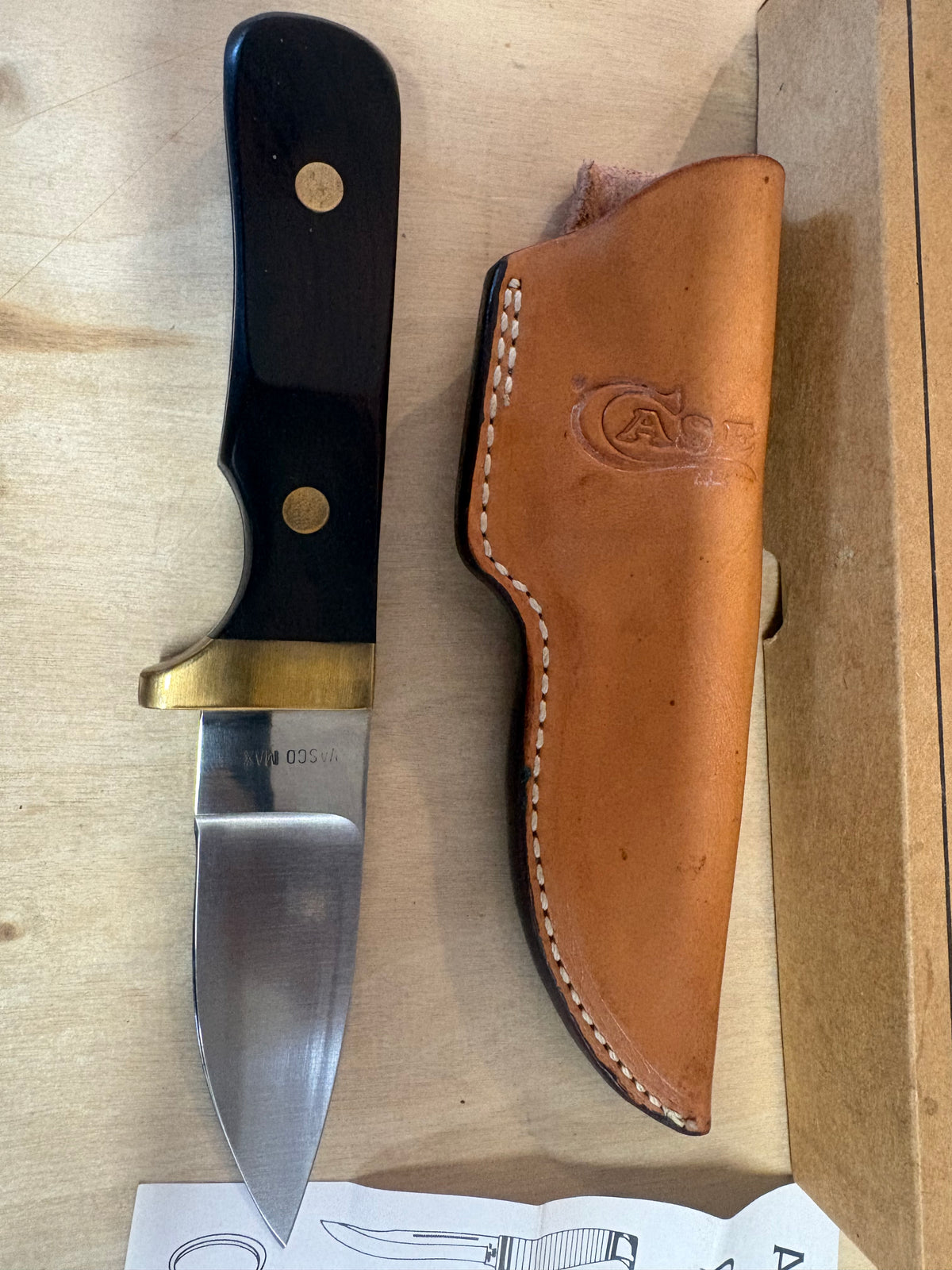 1994 Case XX Case Custom Shop Fixed Blade