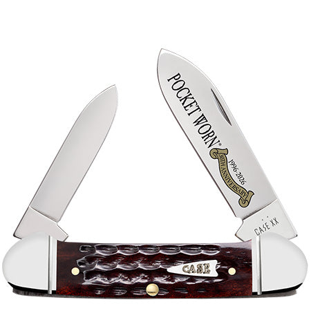 Case XX 55235 Canoe Mahogany Bone
