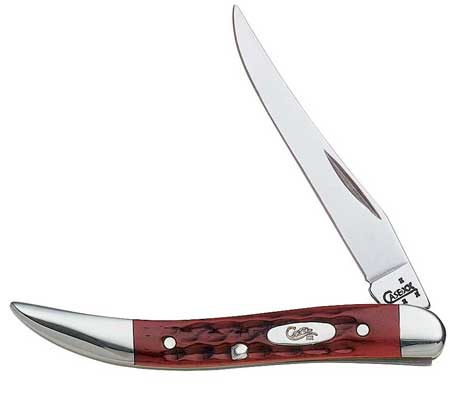 Case XX 792  Small Texas Toothpick Old Red Bone Pocket Worn