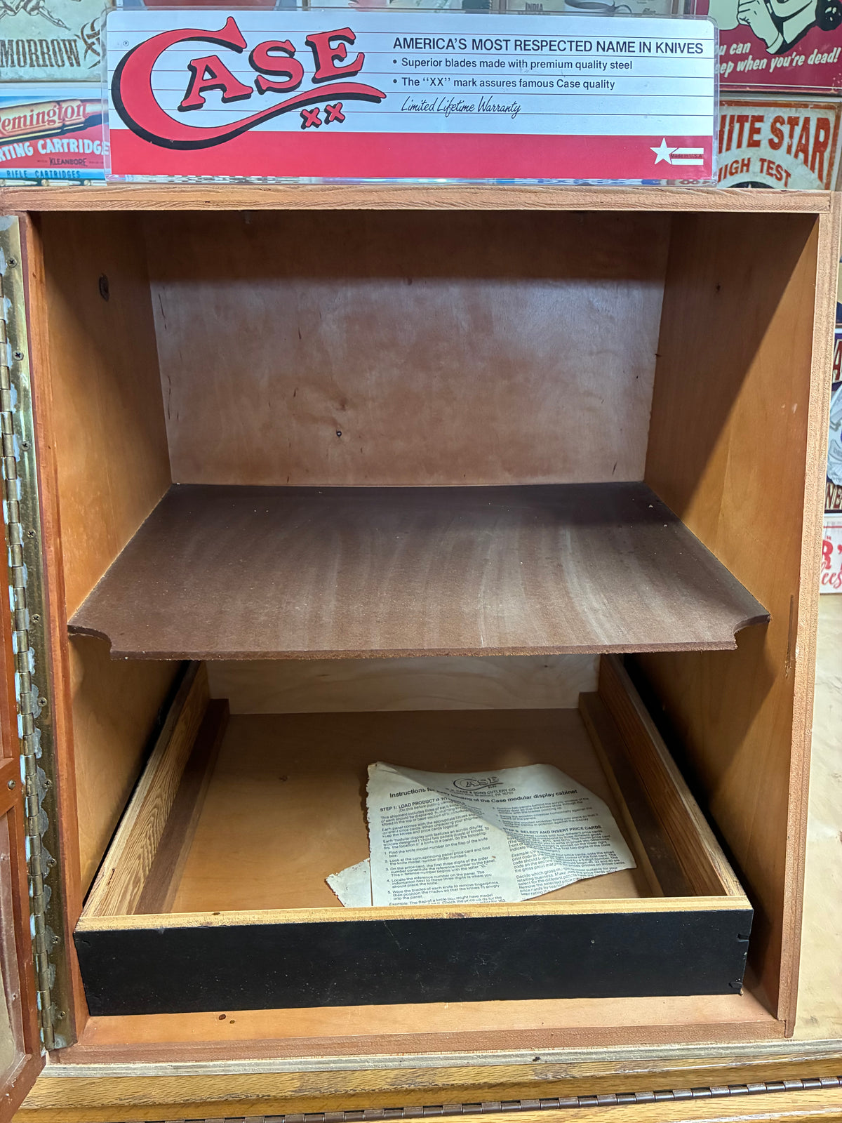 1990s Case XX Display and Outdoorsman Insert