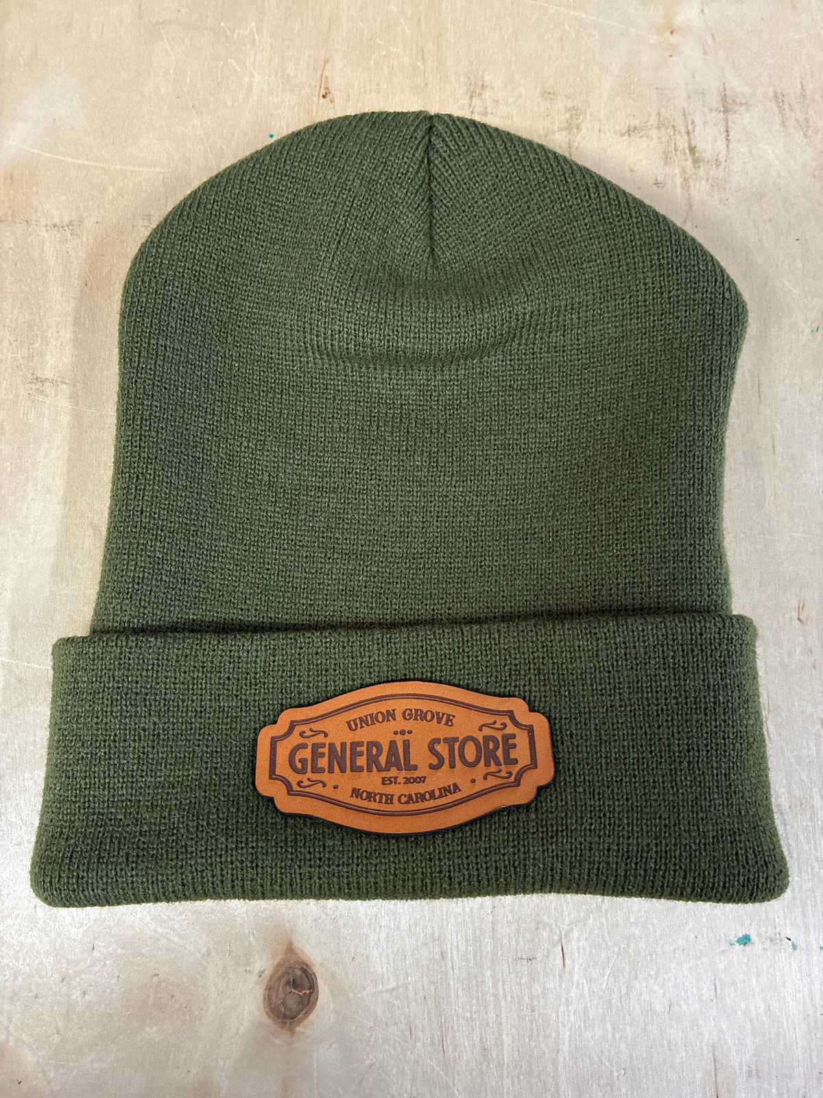 Leather Patch Toboggan