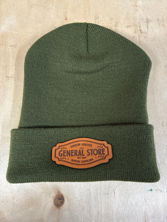 Leather Patch Toboggan