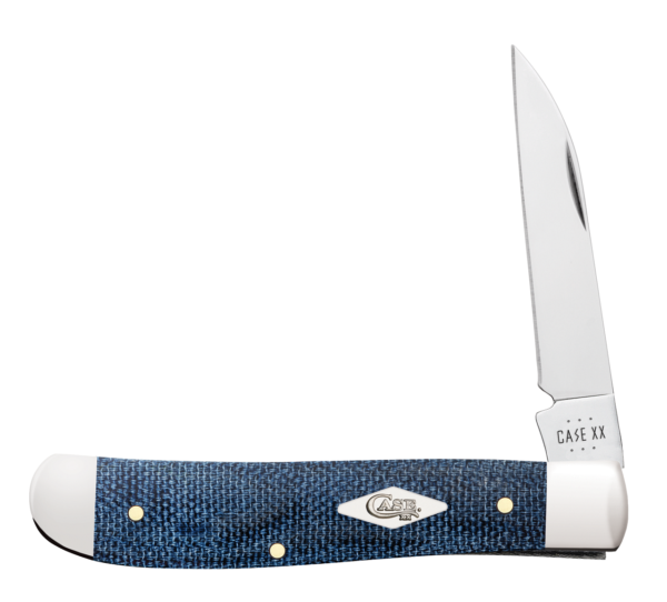 650511 Blue Denim Canvas Laminate Mini Trapper