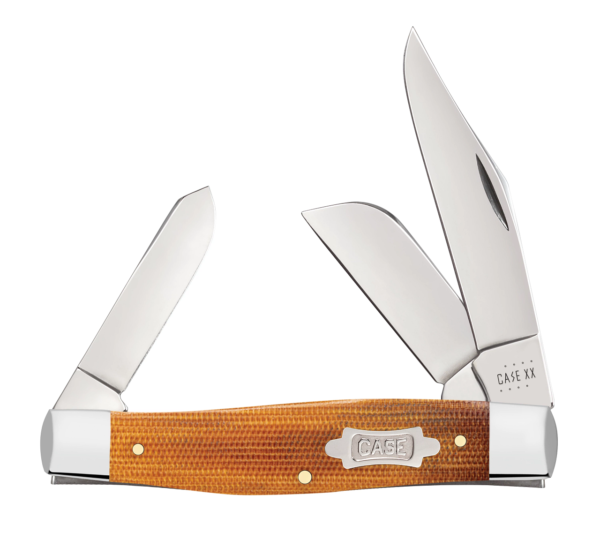 23693 Natural Canvas Micarta Large Stockman