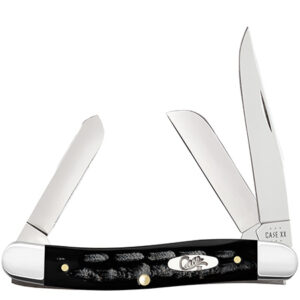 65028 Jigged Buffalo Horn Medium Stockman