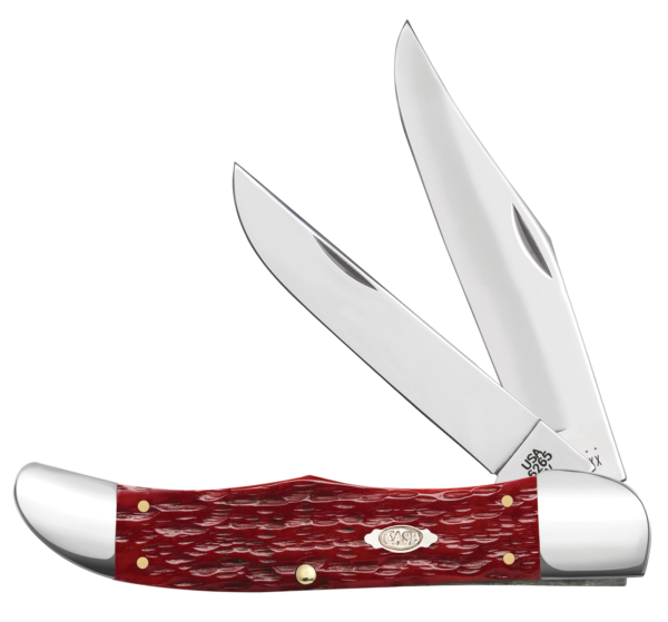 31960 Dark Red Bone Folding Hunter CS