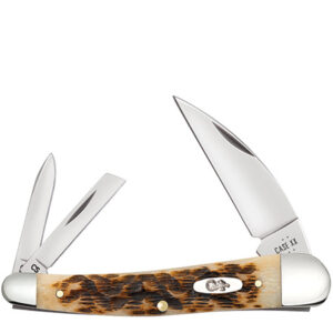 30094 Peachseed Amber Bone CS Seahorse Whittler