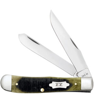 39230 Olive Green Bone Sawcut Jig Trapper