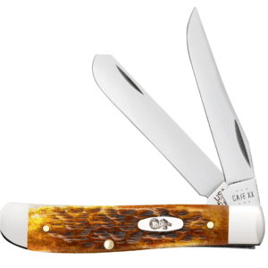 66691 Jigged Harvest Orange Bone Mini Trapper