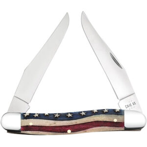 64143 Star Spangled Red & Blue Natural Bone