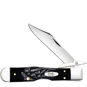 Case XX 18243 Cheetah Cub Jigged Rough Black Synthetic