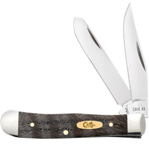 Case XX 14012 Tiny Trapper Black Curly Oak Wood
