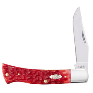 Case XX 31942 Axe Handle CV Peach Seed Jig Dark Red Bone