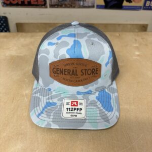 Ocean Blue Camo Union Grove General Store Hat