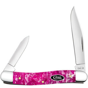 Case XX 16165 Medium Pen Pink Crackle Kirinite