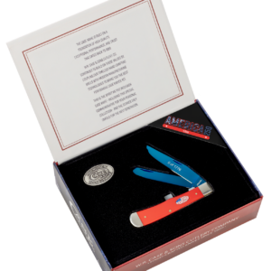 Case XX 25002 Trapper America 250 Ann. Red Stainless 1/1776 Pocket Knife