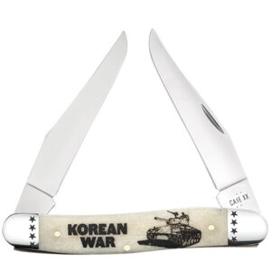 Case XX 58491 Muskrat War Series Smooth Natural Bone Korean War