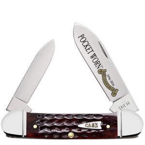 Case XX 55235 Canoe Pocket Worn Mahogany Bone